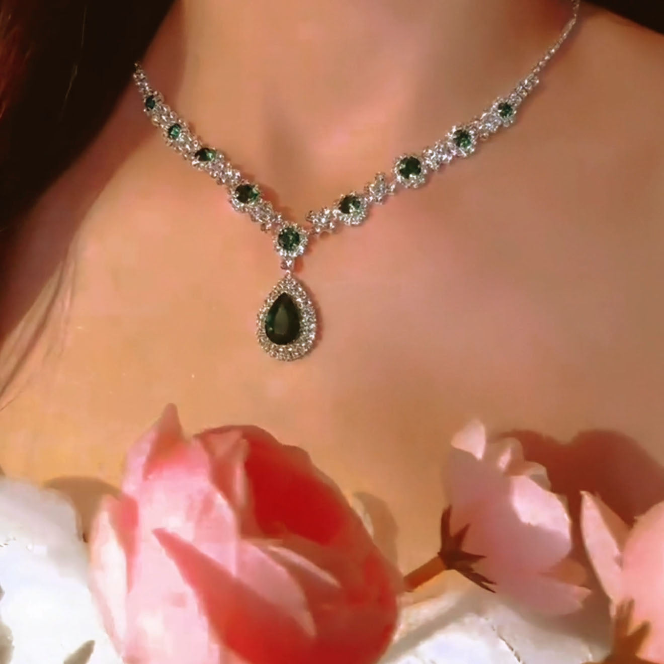 Sapphira Necklace Set | Sterling Silver