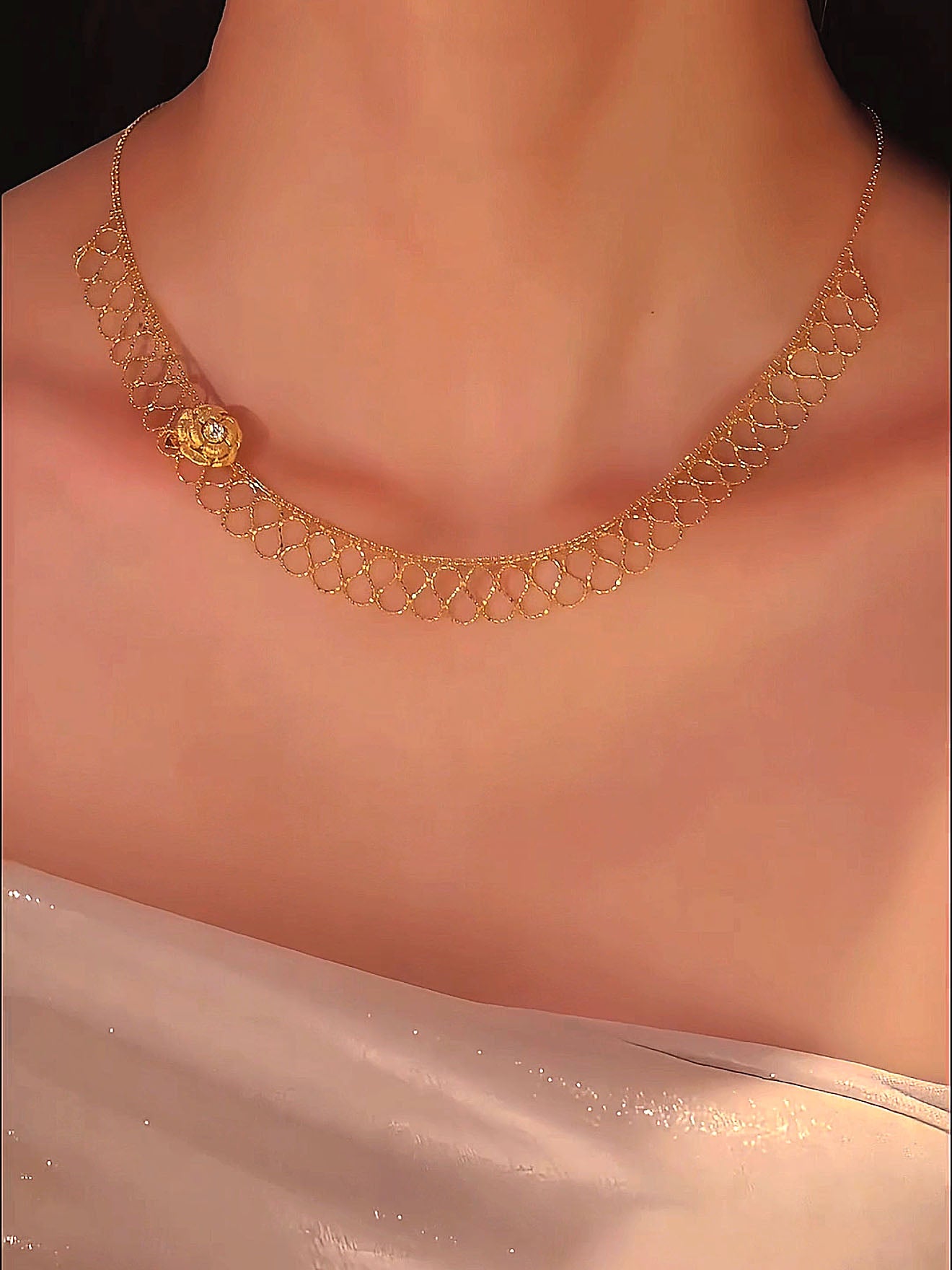 Petra Necklace | 24k Gold Plated