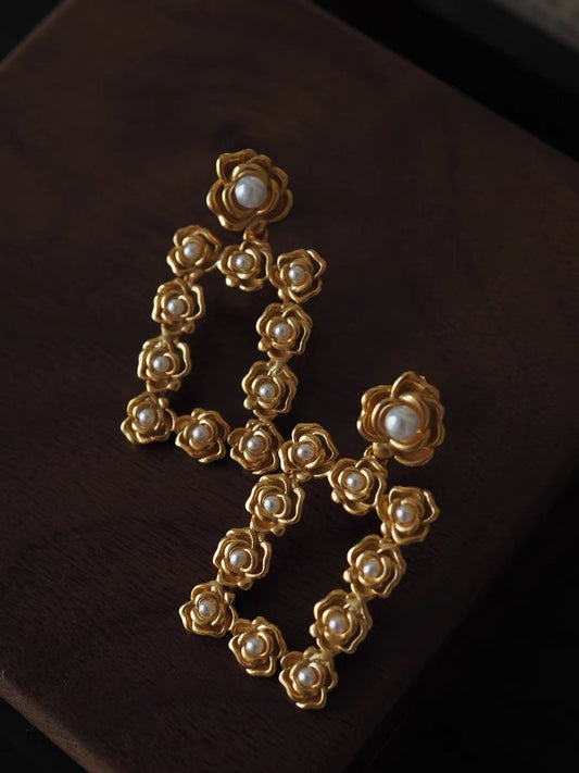 Darina Earrings | 24k Gold Plated