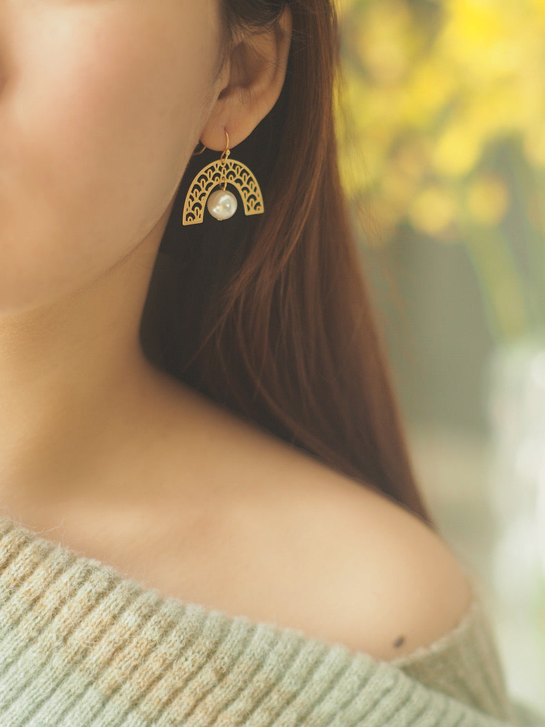 Georgette Earrings | 24k Gold Plated
