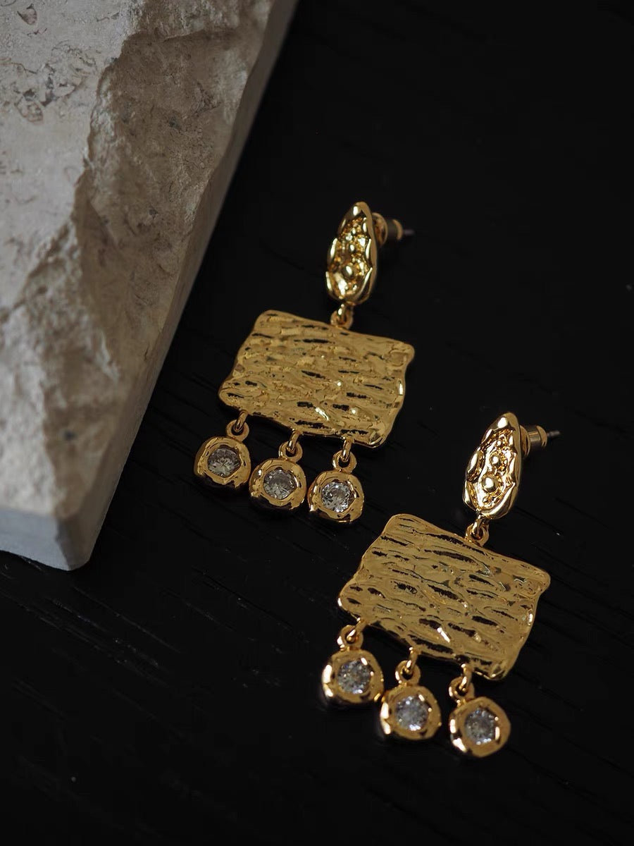 Marlena Earrings | 24k Gold Plated
