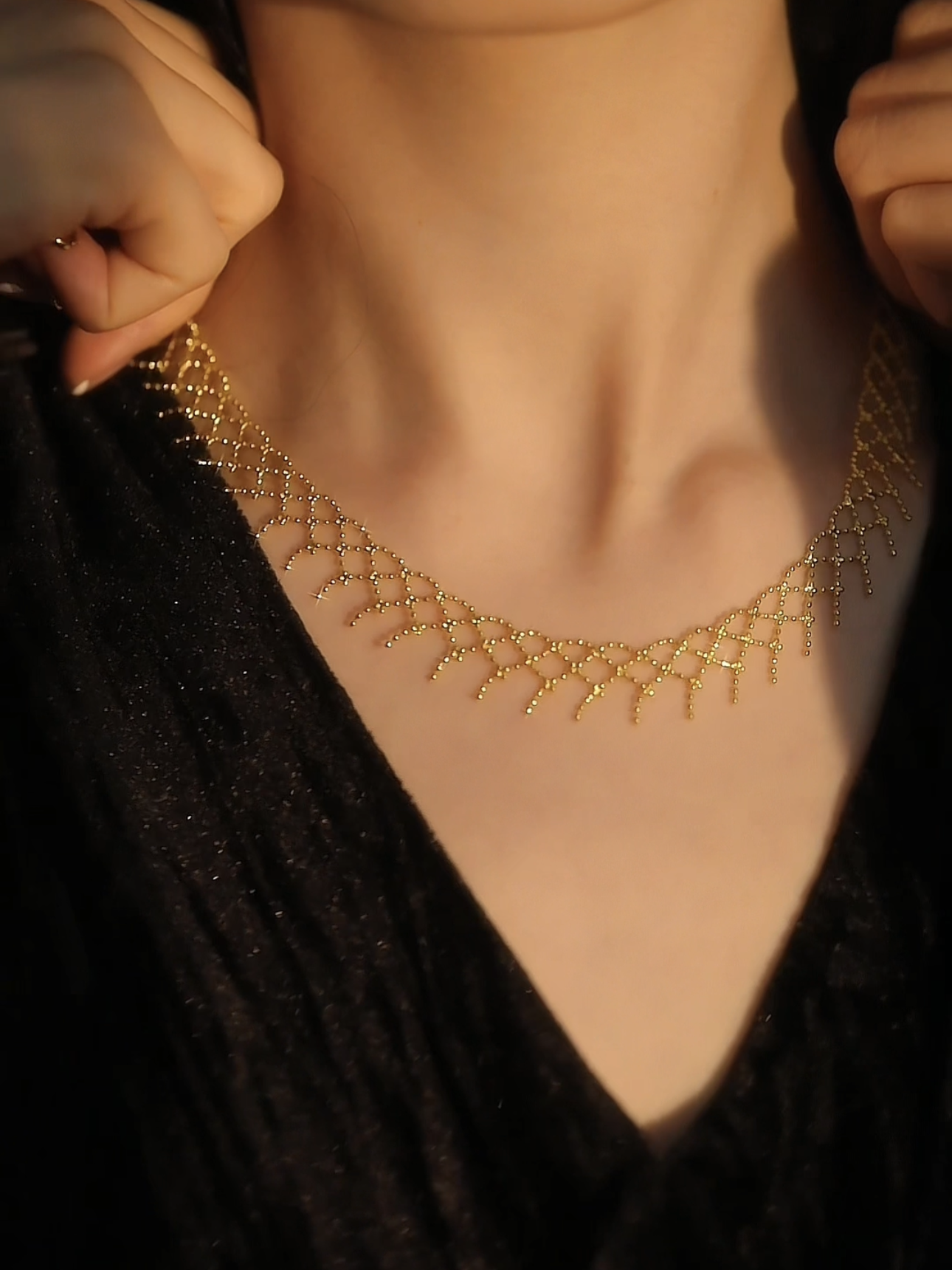 Ghislaine Necklace | 24k Gold Plated