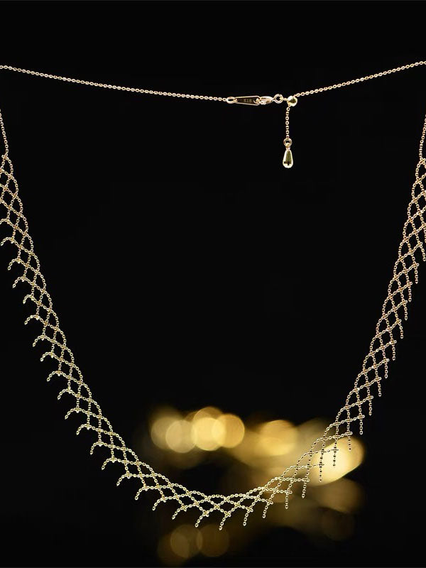 Ghislaine Necklace | 24k Gold Plated