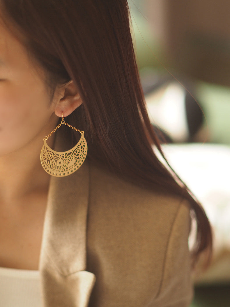Isadora Earrings | 24k Gold Plated