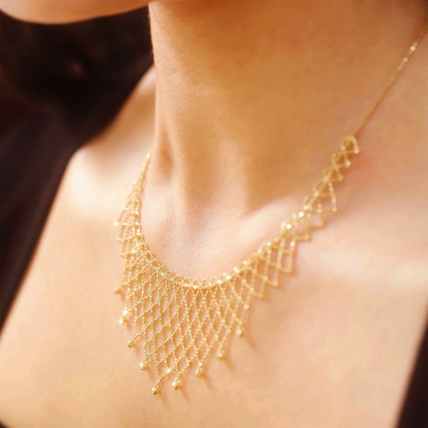 Hailey Necklace | 24k Gold Plated