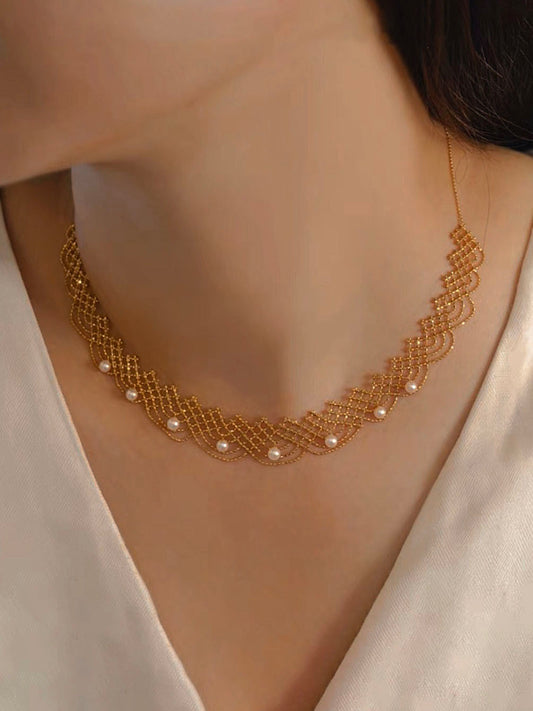 Luella Necklace | 24k Gold Plated