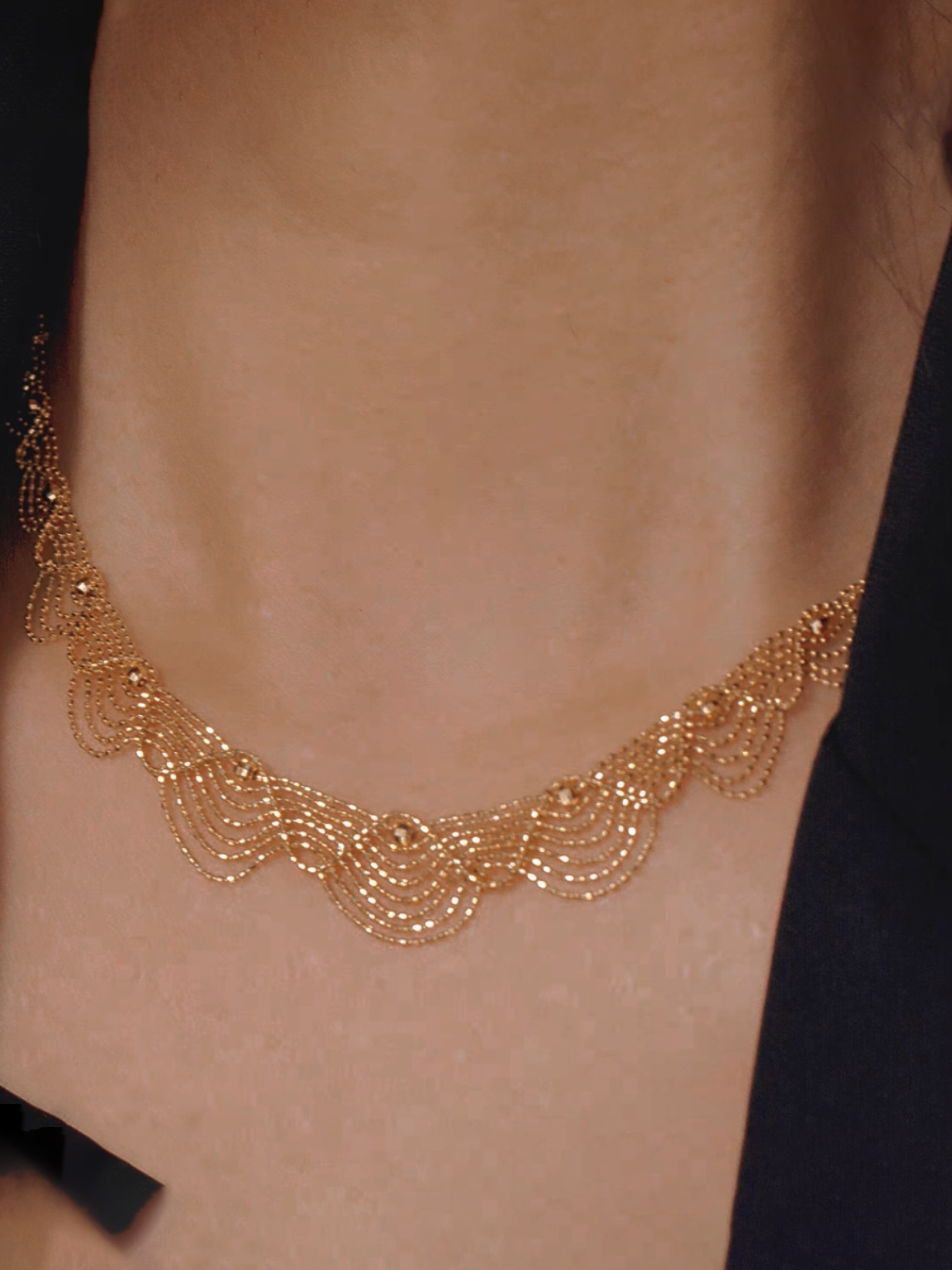 Cecile Necklace | 24k Gold Plated