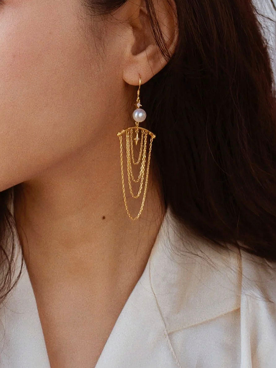 Celene Earrings | 18k Gold Plated