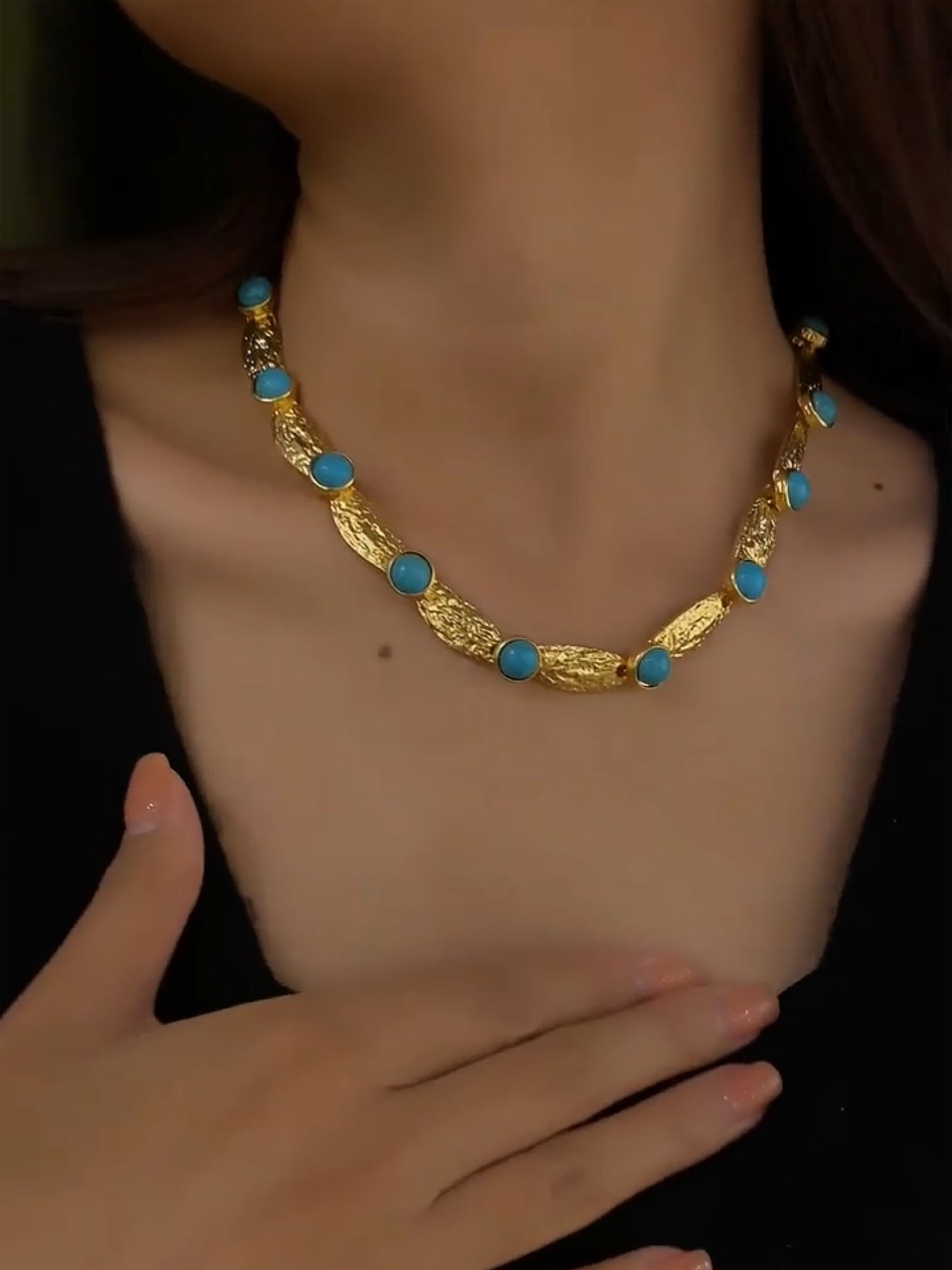 Annemarie Necklace | 24k Gold Plated