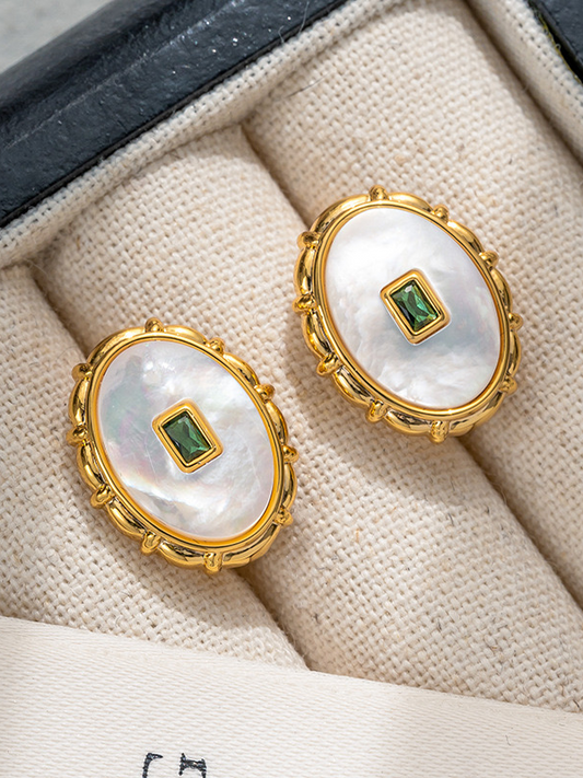 Gertrude Earrings | 24k Gold Plated