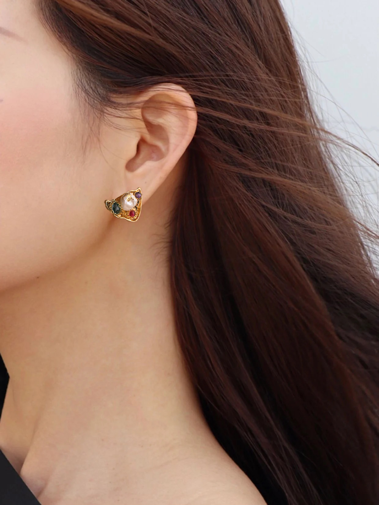 Caroline Earrings | 24k Gold Plated