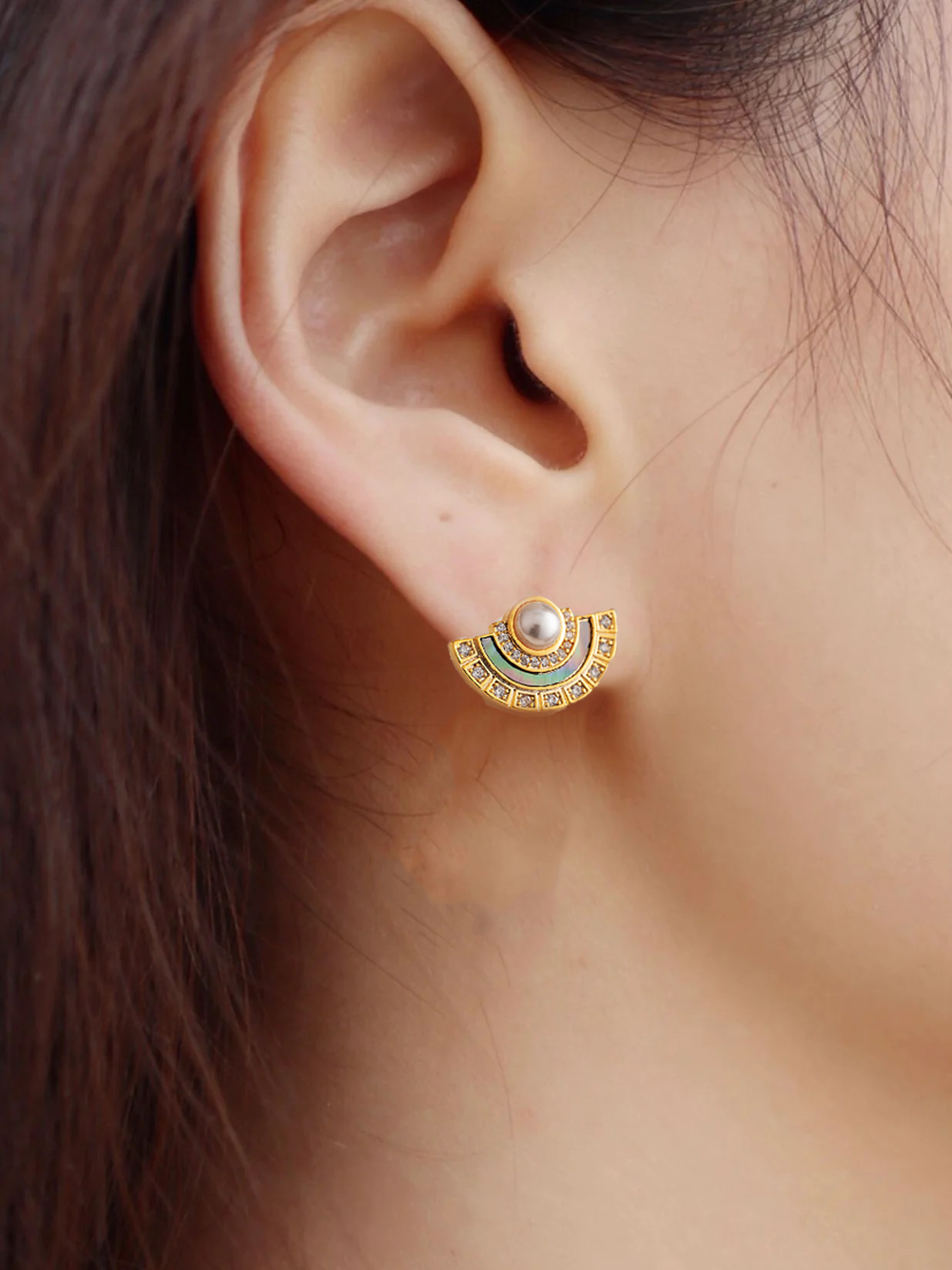 Henrietta Earrings | 24k Gold Plated